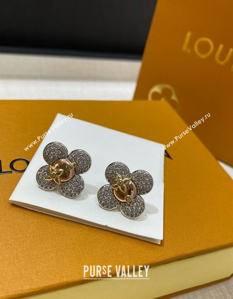 Louis Vuitton Vivienne Studs Earrings with Strass 2025 0916 (YF-250916008)