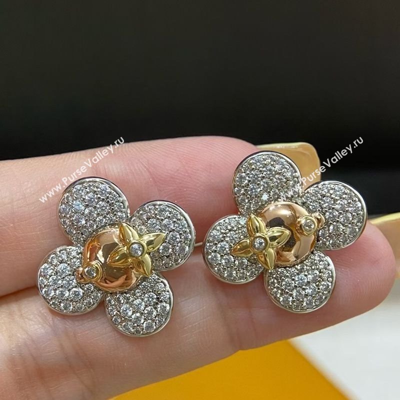 Louis Vuitton Vivienne Studs Earrings with Strass 2025 0916 (YF-250916008)
