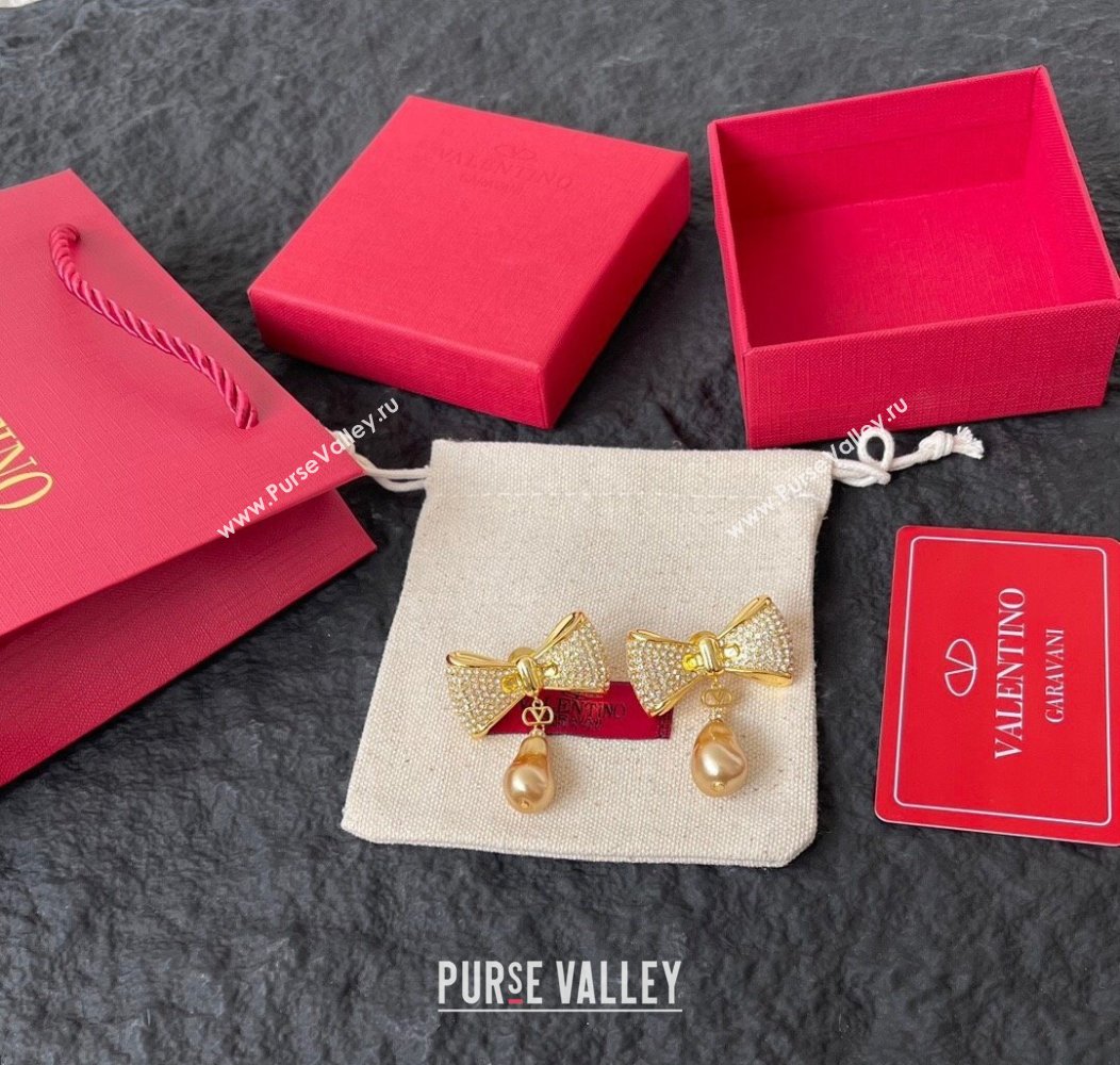 Valentino Bow Short Earrings 2025 0916 (YF-250916067)