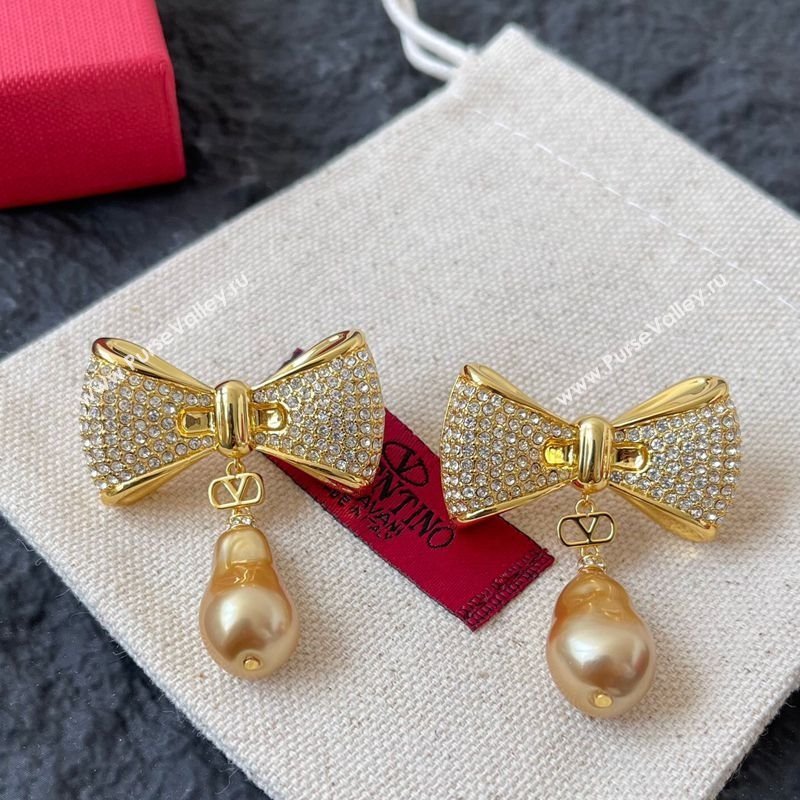 Valentino Bow Short Earrings 2025 0916 (YF-250916067)