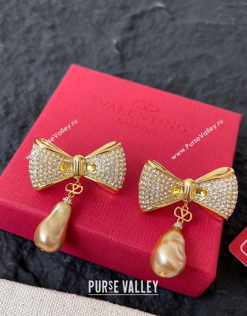 Valentino Bow Short Earrings 2025 0916 (YF-250916067)
