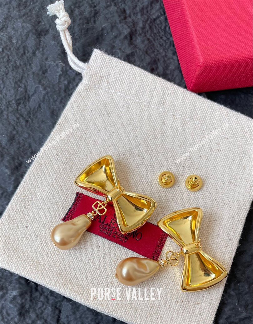 Valentino Bow Short Earrings 2025 0916 (YF-250916067)