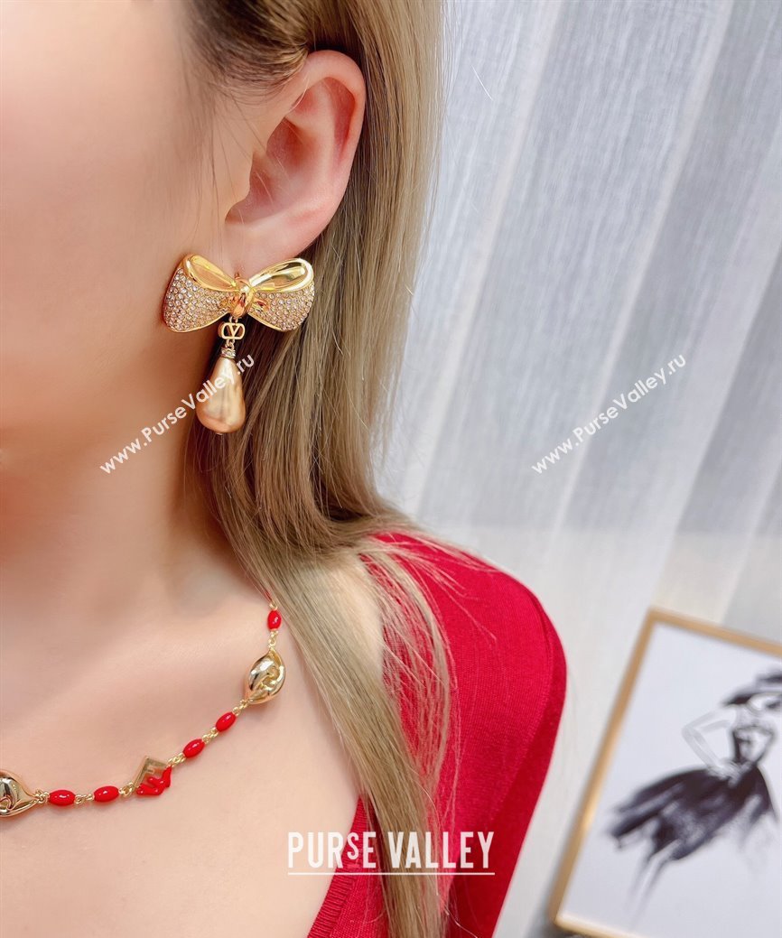 Valentino Bow Short Earrings 2025 0916 (YF-250916067)