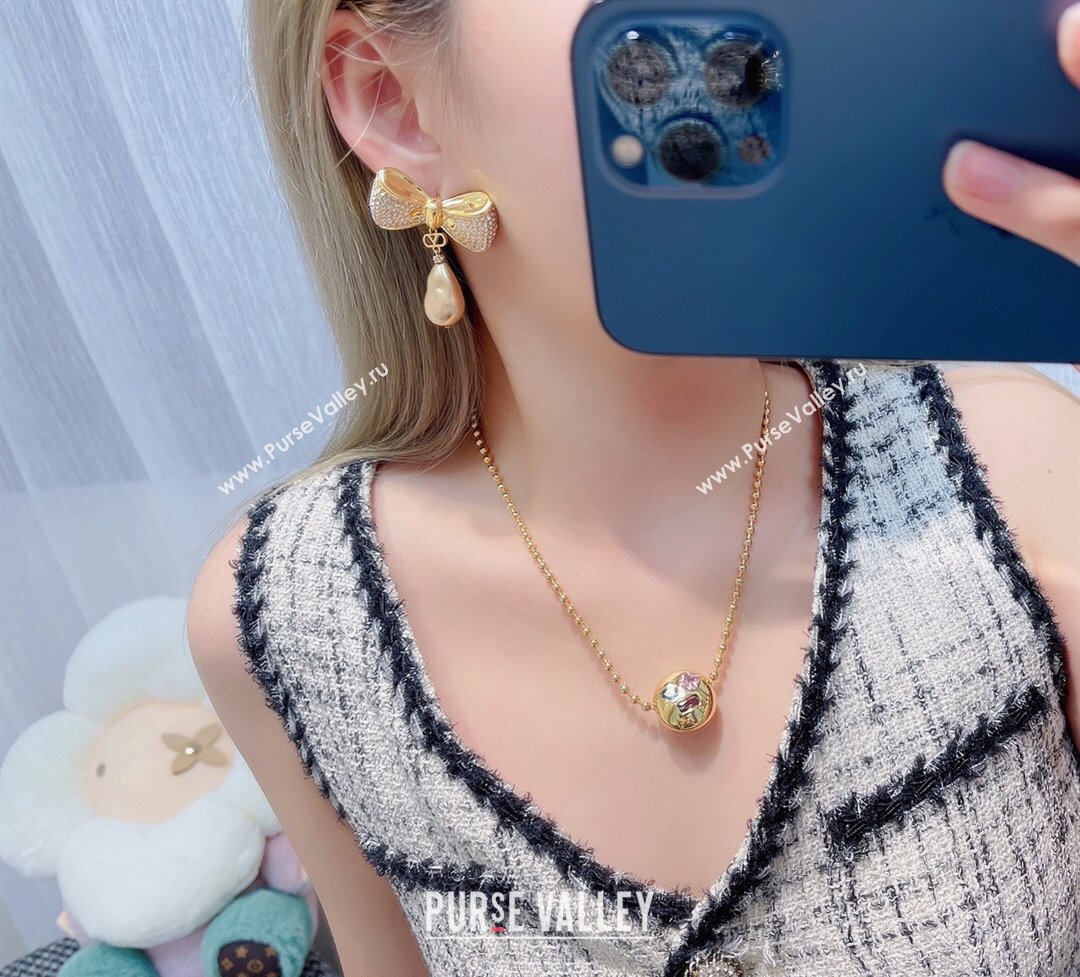 Valentino Bow Short Earrings 2025 0916 (YF-250916067)