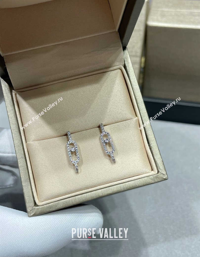 Messika Move Earrings with Full Strass 2025 M091720 (YF-250917050)