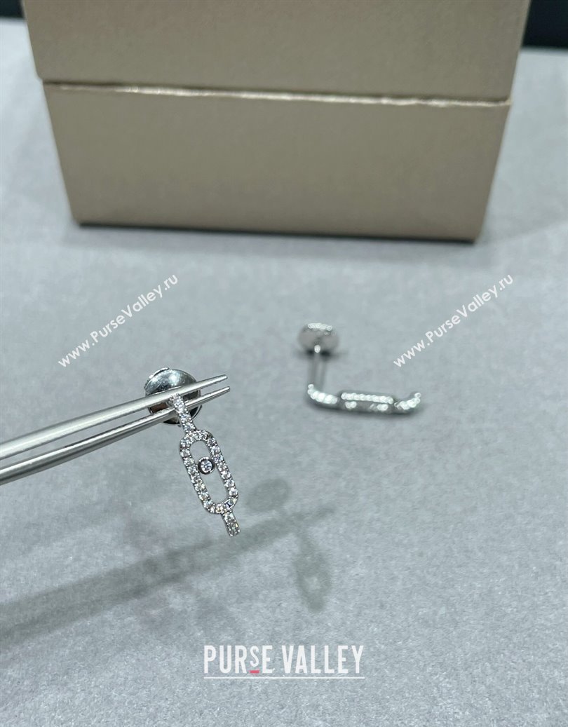 Messika Move Earrings with Full Strass 2025 M091720 (YF-250917050)
