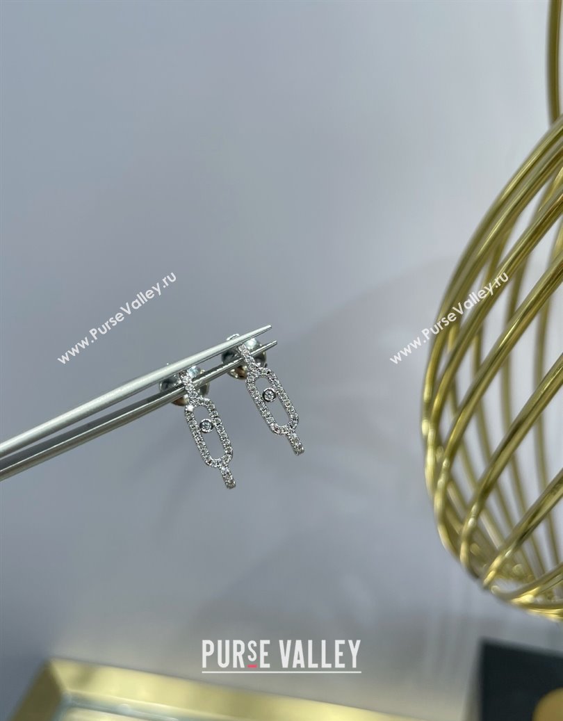 Messika Move Earrings with Full Strass 2025 M091720 (YF-250917050)