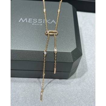 Messika Move Necklace with Strass Gold 2025 M091725 (YF-250917056)