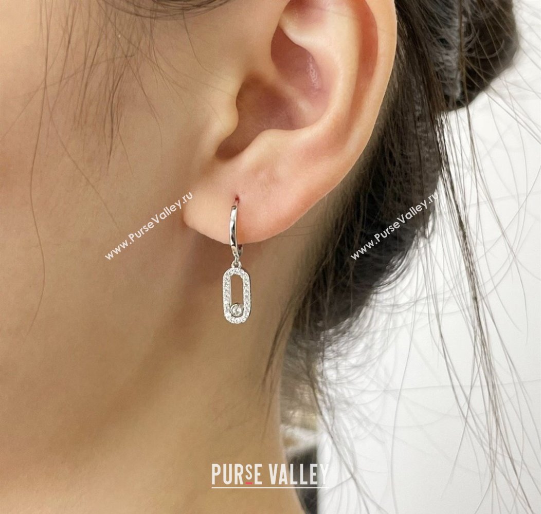 Messika Move Earrings with Paved Strass 2025 M091706 (YF-250917039)