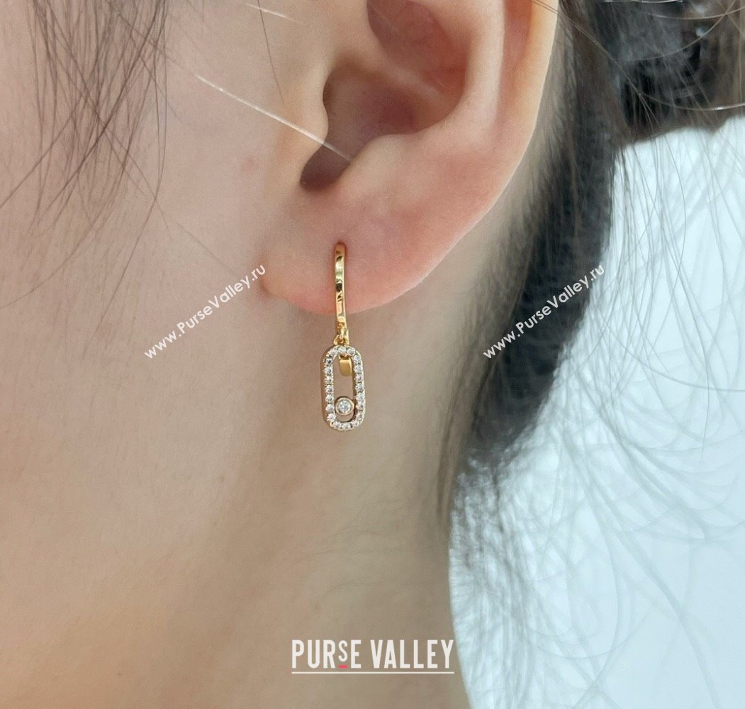 Messika Move Earrings with Paved Strass 2025 M091706 (YF-250917039)