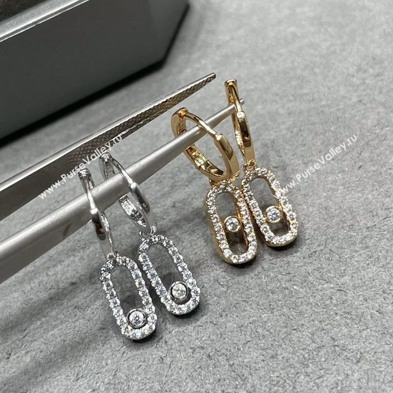 Messika Move Earrings with Paved Strass 2025 M091706 (YF-250917039)