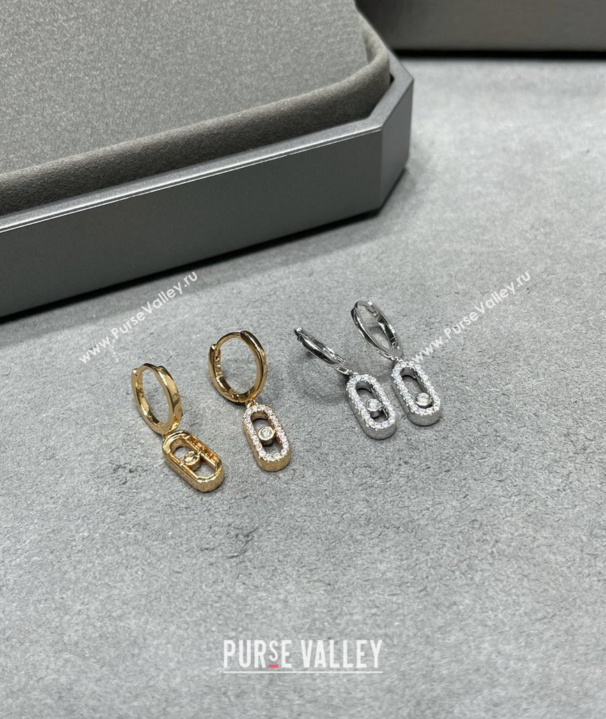 Messika Move Earrings with Paved Strass 2025 M091706 (YF-250917039)