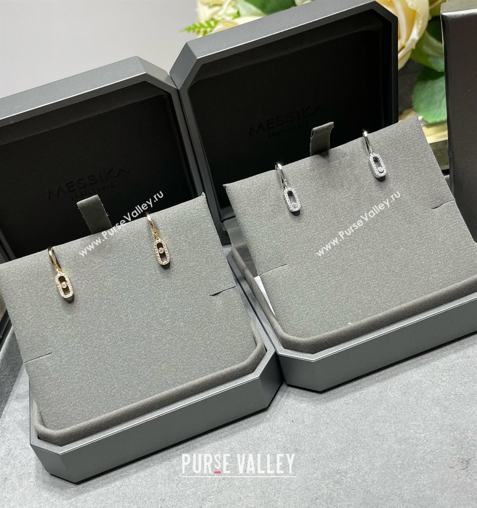 Messika Move Earrings with Paved Strass 2025 M091706 (YF-250917039)