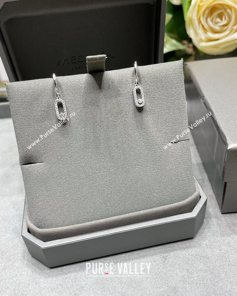 Messika Move Earrings with Paved Strass 2025 M091706 (YF-250917039)