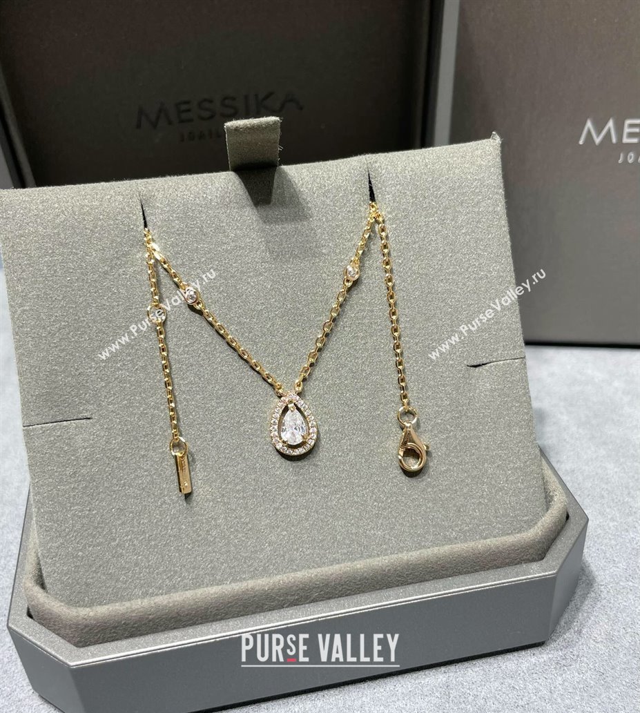Messika Joy Pendant Necklace with Strass 2025 M091707 (YF-250917040)