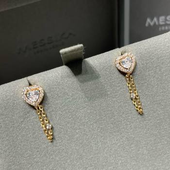 Messika Joy Earrings with Strass Gold 2025 M091709 (YF-250917042)