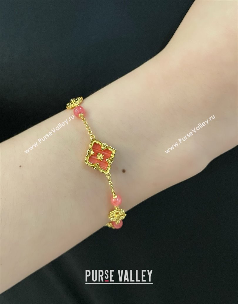 Buccellati Opera Tulle Bracelet 3 Motifs Pink 2025 B091701 (YF-250917059)