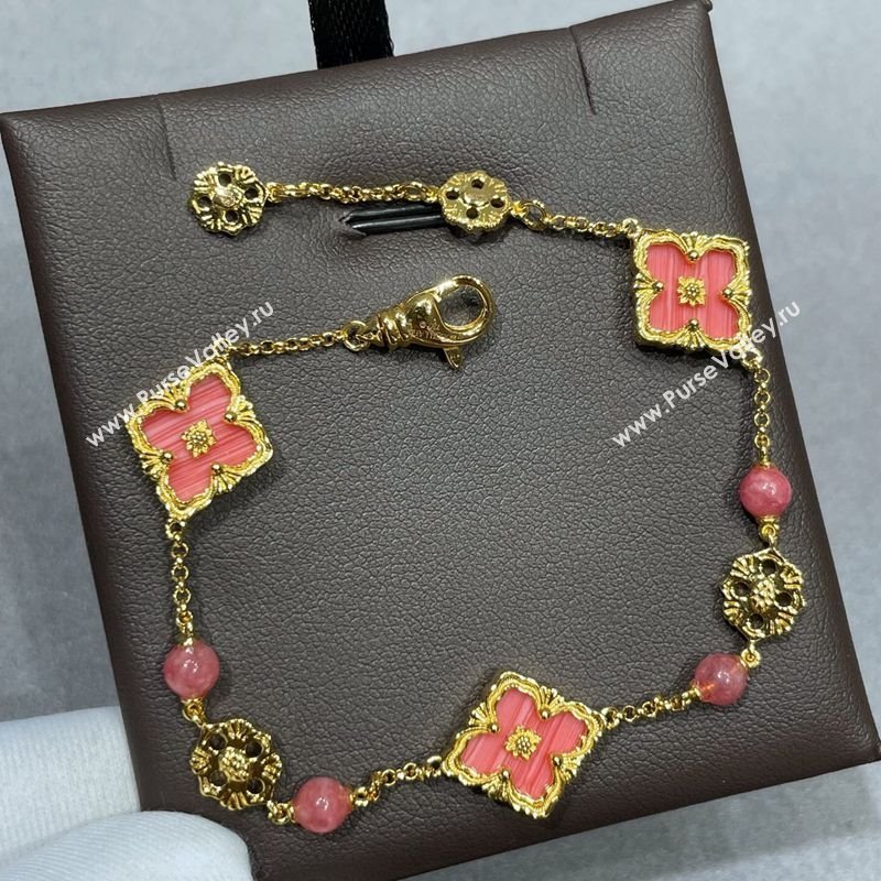 Buccellati Opera Tulle Bracelet 3 Motifs Pink 2025 B091701 (YF-250917059)