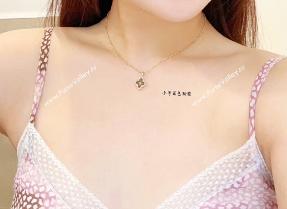 Buccellati Opera Tulle Small Pendant Necklace Blue 2025 B091705 (YF-250917075)