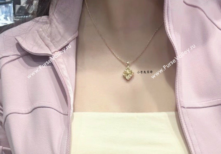 Buccellati Opera Tulle Small Pendant Necklace Grey 2025 B091705 (YF-250917077)