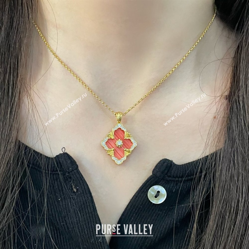 Buccellati Opera Large Pendant Necklace Red 2025 B091707 (YF-250917080)