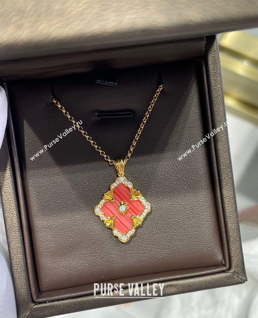 Buccellati Opera Large Pendant Necklace Red 2025 B091707 (YF-250917080)