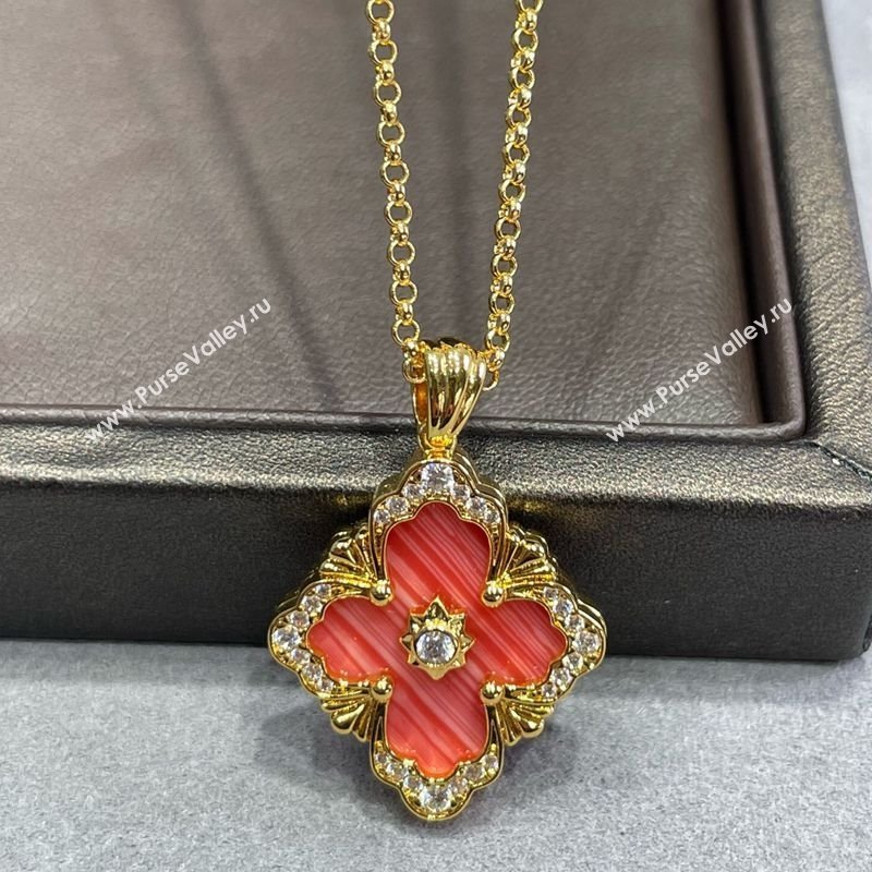 Buccellati Opera Large Pendant Necklace Red 2025 B091707 (YF-250917080)