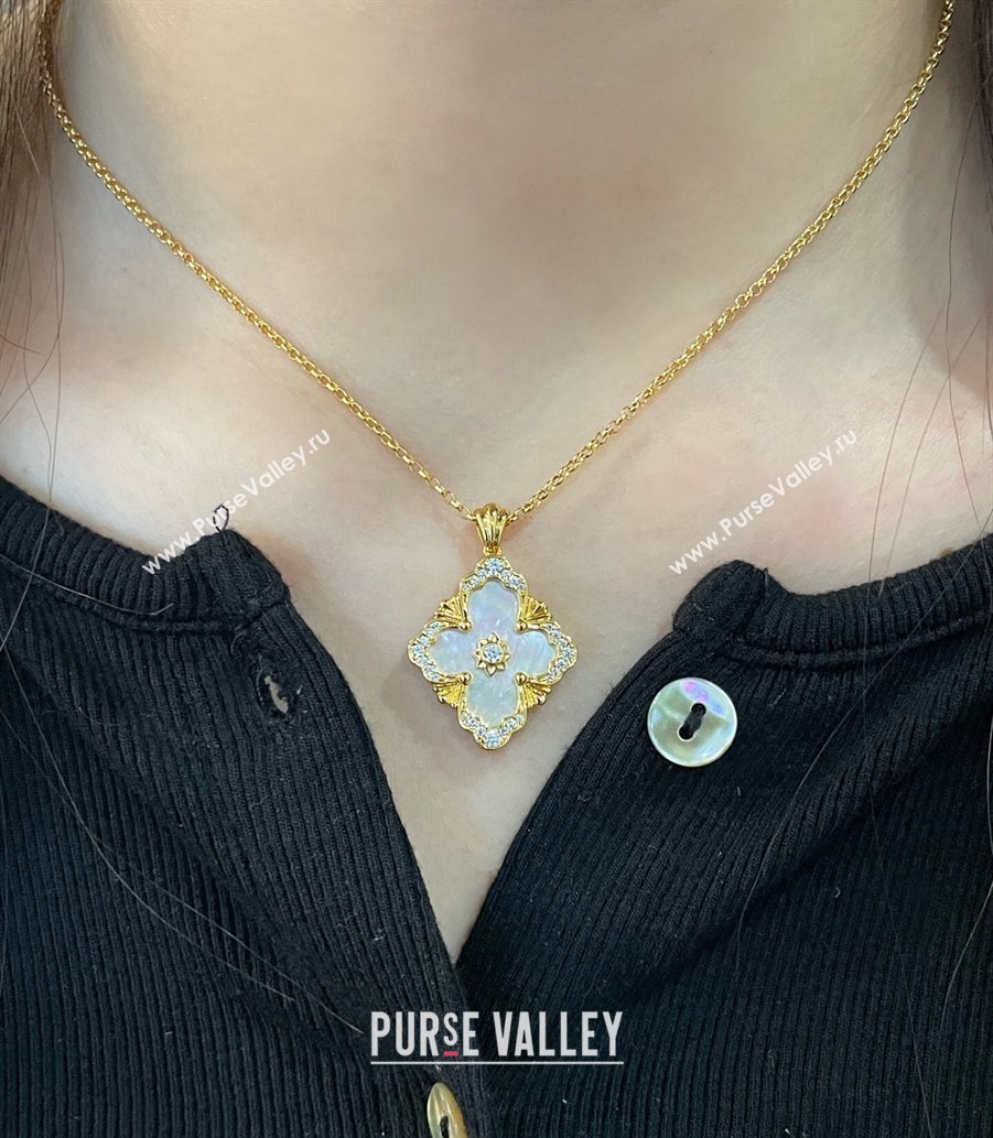 Buccellati Opera Large Pendant Necklace White 2025 B091707 (YF-250917082)