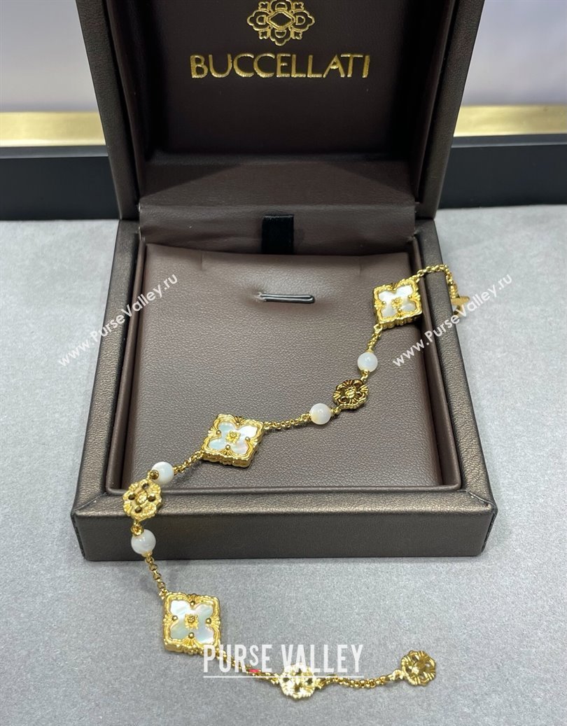 Buccellati Opera Tulle Bracelet 3 Motifs White 2025 B091701 (YF-250917060)