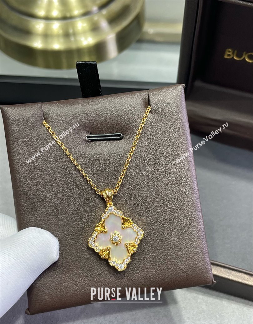 Buccellati Opera Large Pendant Necklace White 2025 B091707 (YF-250917082)