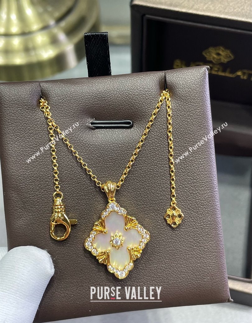 Buccellati Opera Large Pendant Necklace White 2025 B091707 (YF-250917082)