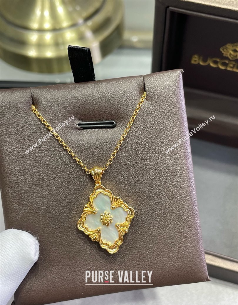 Buccellati Opera Large Pendant Necklace White 2025 B091707 (YF-250917082)