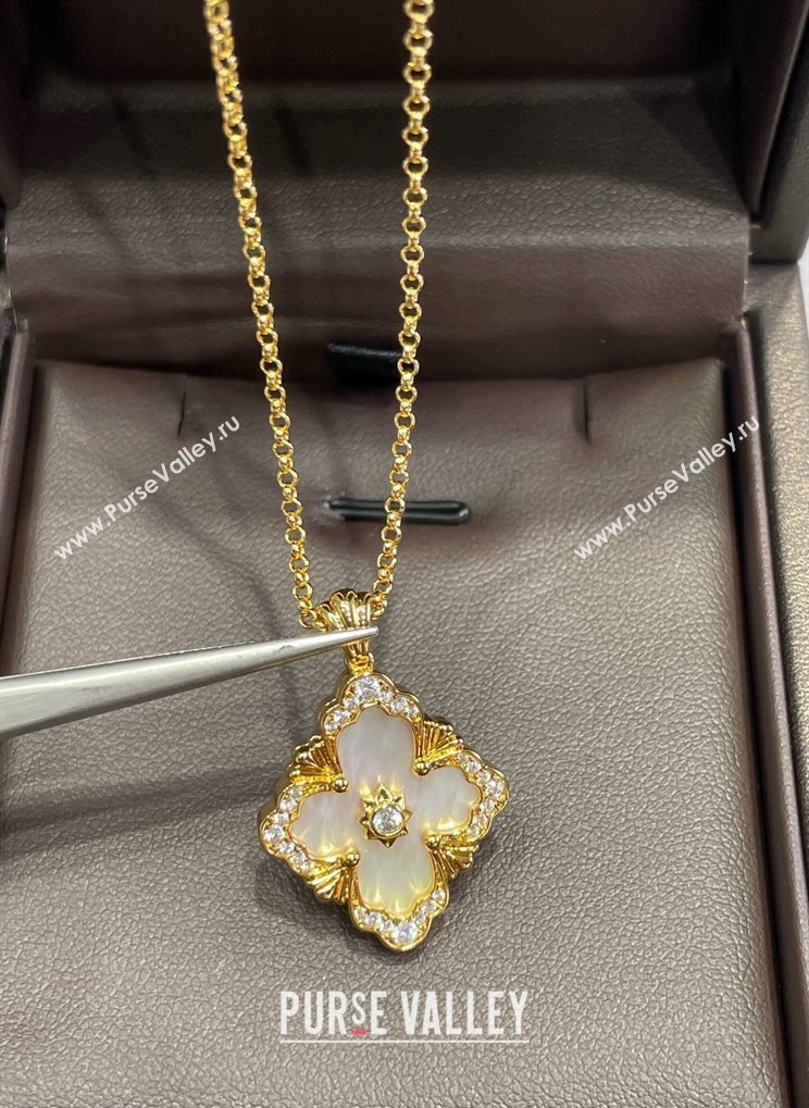 Buccellati Opera Large Pendant Necklace White 2025 B091707 (YF-250917082)