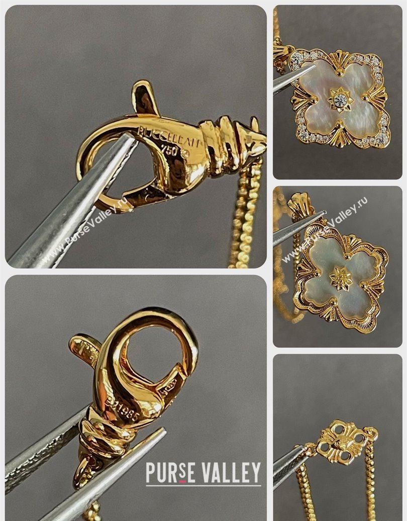 Buccellati Opera Large Pendant Necklace White 2025 B091707 (YF-250917082)