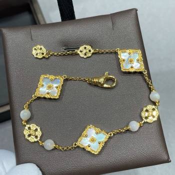 Buccellati Opera Tulle Bracelet 3 Motifs White 2025 B091701 (YF-250917060)