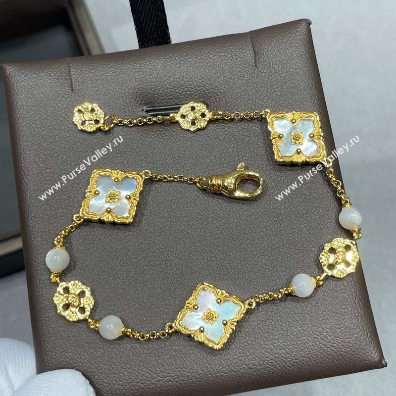 Buccellati Opera Tulle Bracelet 3 Motifs White 2025 B091701 (YF-250917060)