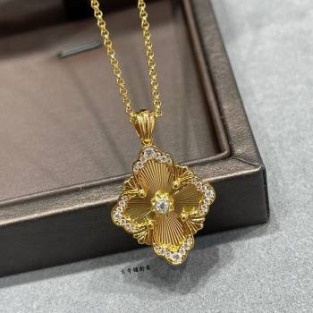 Buccellati Opera Tulle Large Pendant Necklace Yellow 2025 B091706 (YF-250917084)