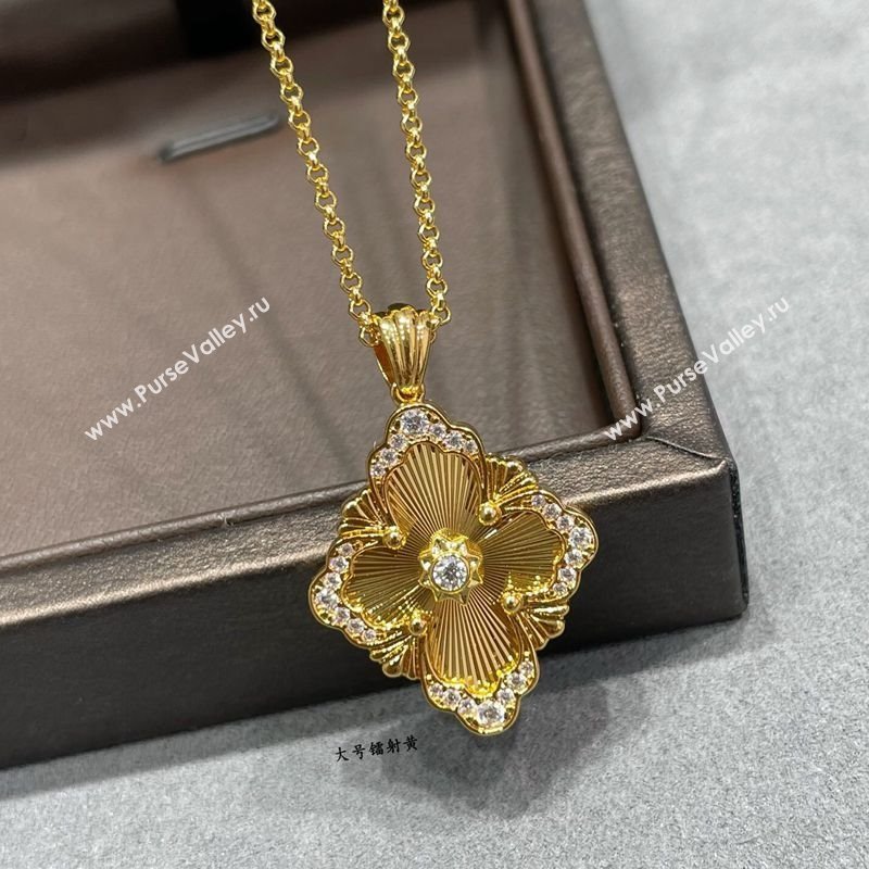 Buccellati Opera Tulle Large Pendant Necklace Yellow 2025 B091706 (YF-250917084)