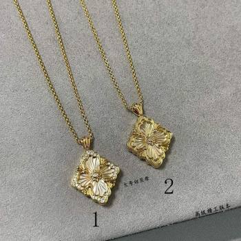 Buccellati Opera Tulle Large Pendant Necklace White 2025 B091706 (YF-250917089)