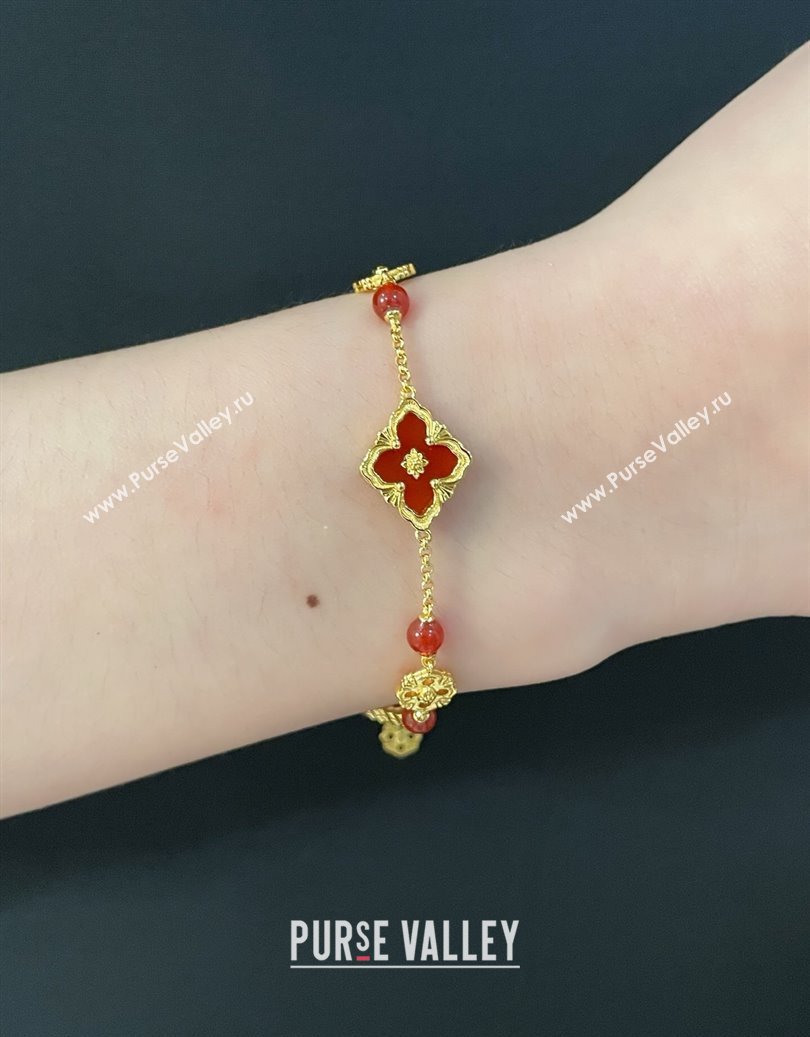 Buccellati Opera Tulle Bracelet 3 Motifs Red 2025 B091701 (YF-250917058)