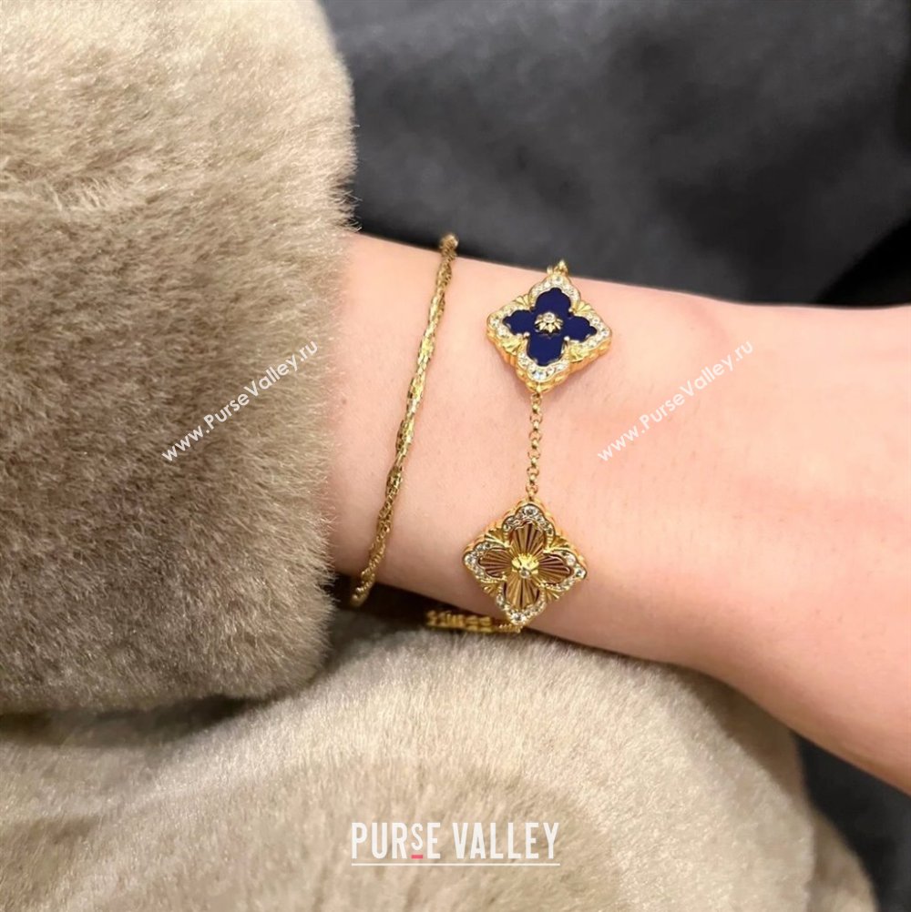 Buccellati Opera Tulle Bracelet 5 Motifs Blue 2025 B091702 (YF-250917061)