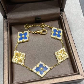 Buccellati Opera Tulle Bracelet 5 Motifs Blue 2025 B091702 (YF-250917061)