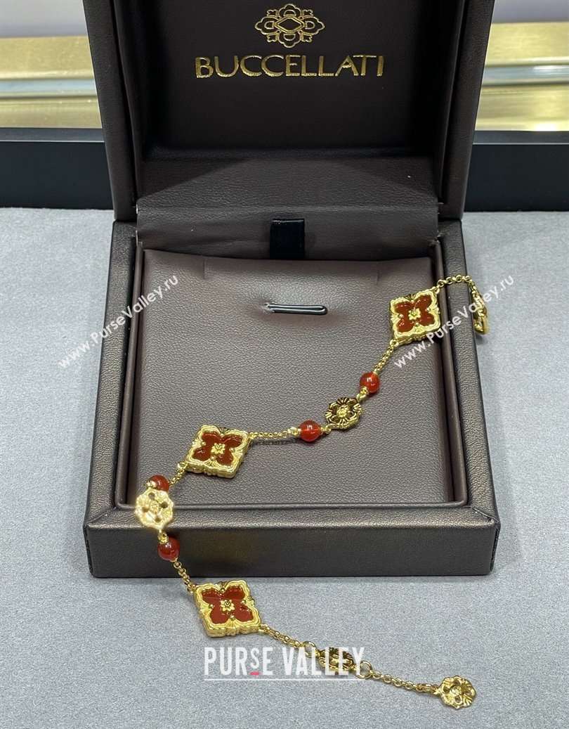 Buccellati Opera Tulle Bracelet 3 Motifs Red 2025 B091701 (YF-250917058)