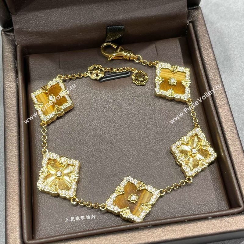 Buccellati Opera Tulle Bracelet 5 Motifs Yellow 2025 B091702 (YF-250917064)