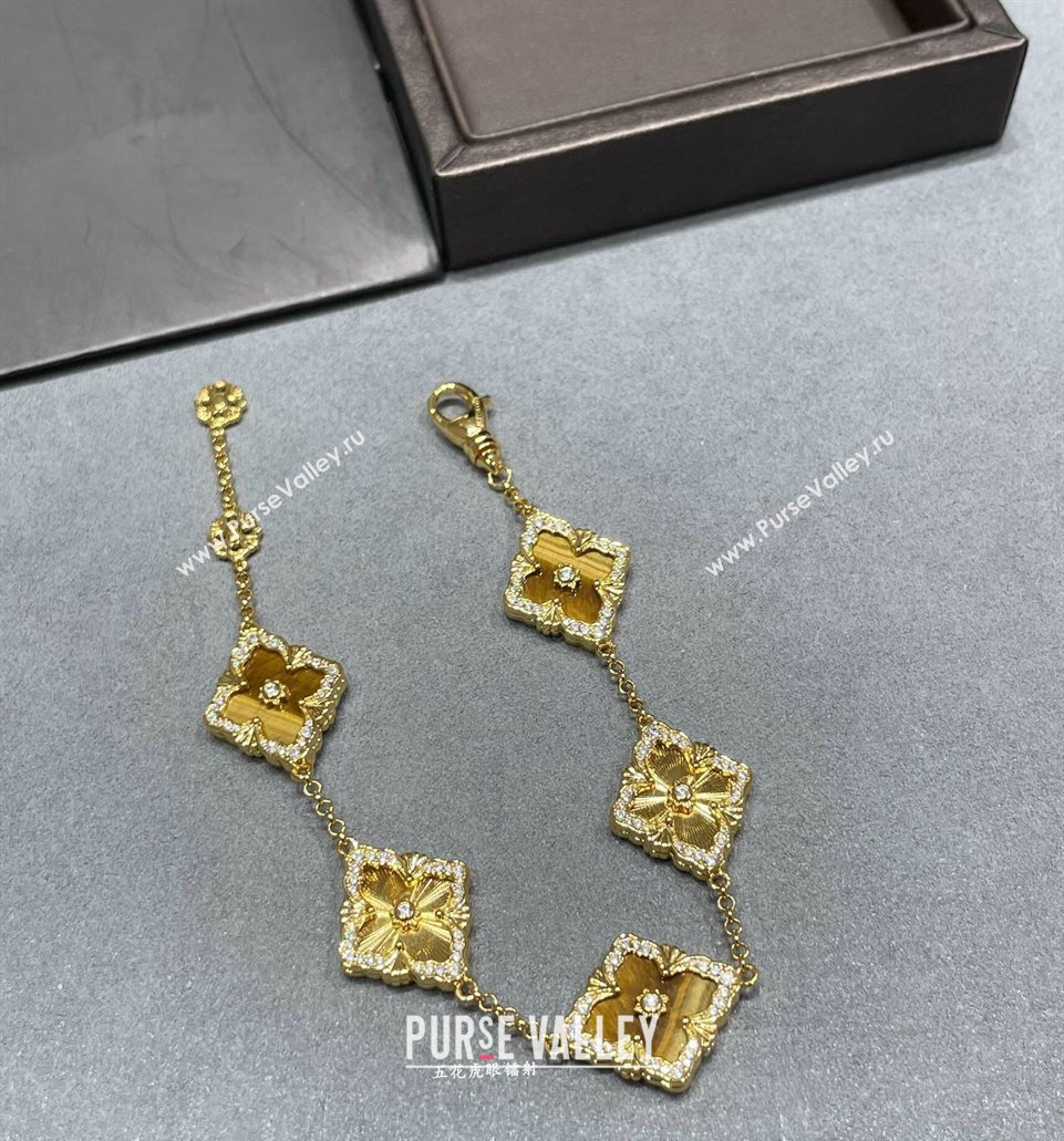 Buccellati Opera Tulle Bracelet 5 Motifs Yellow 2025 B091702 (YF-250917064)