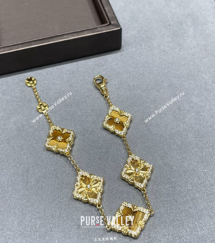 Buccellati Opera Tulle Bracelet 5 Motifs Yellow 2025 B091702 (YF-250917064)