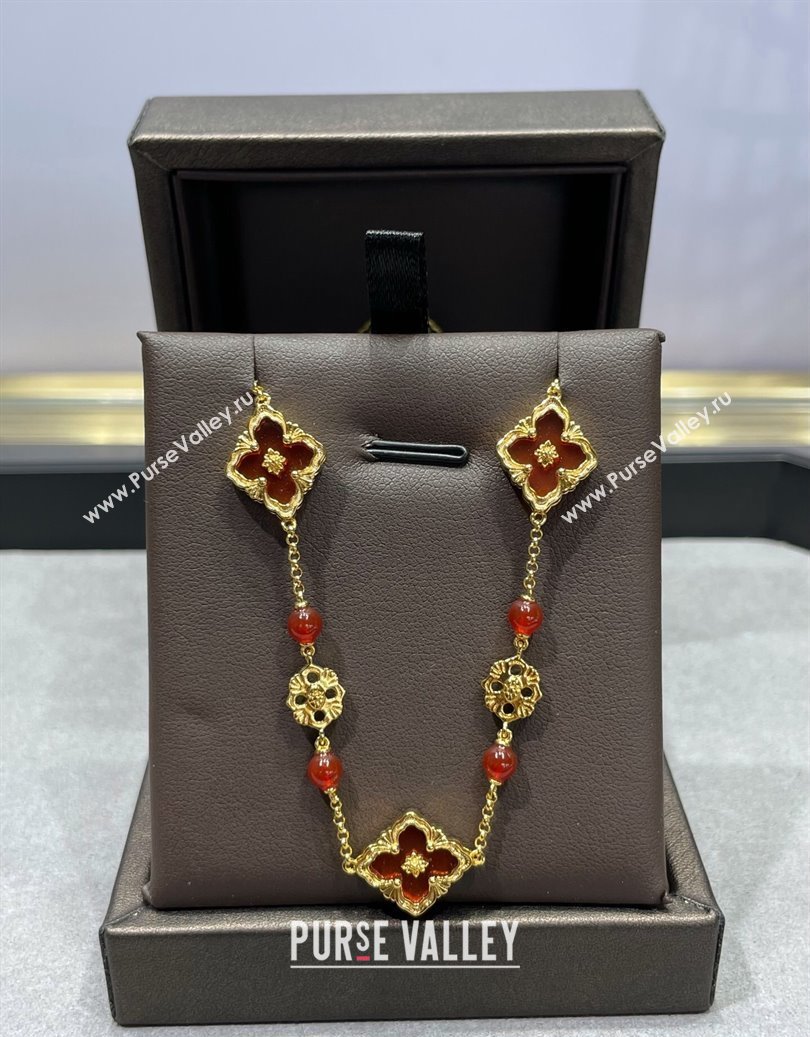 Buccellati Opera Tulle Bracelet 3 Motifs Red 2025 B091701 (YF-250917058)