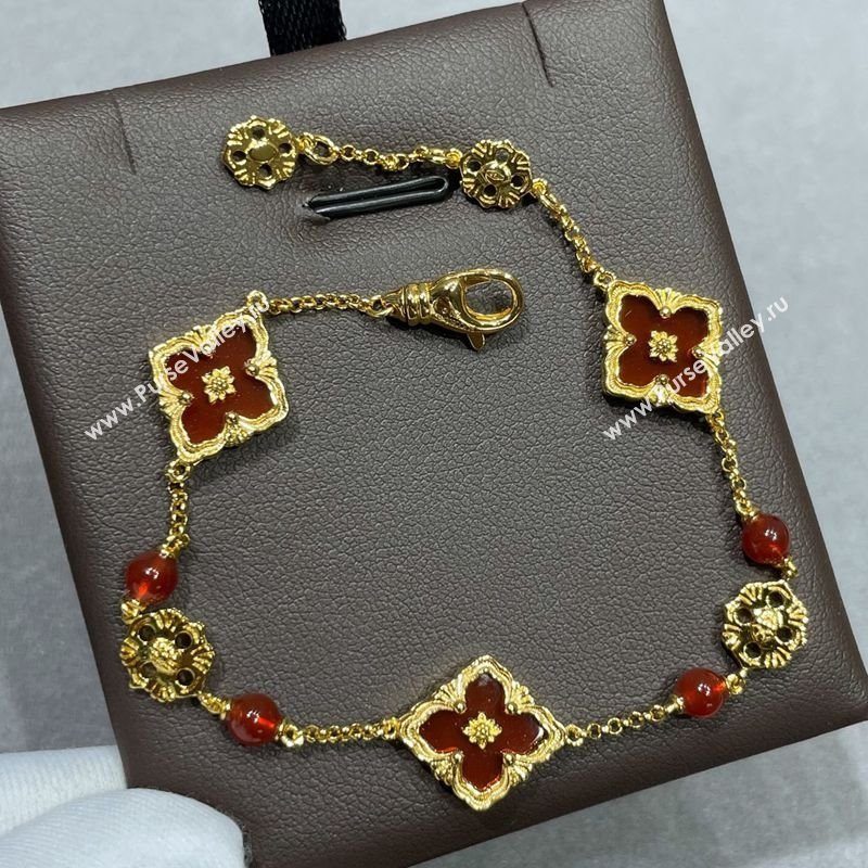 Buccellati Opera Tulle Bracelet 3 Motifs Red 2025 B091701 (YF-250917058)