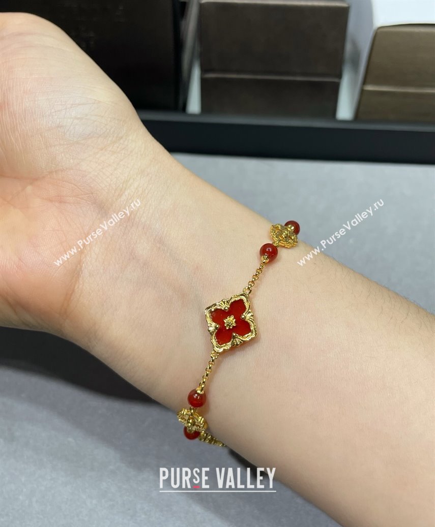 Buccellati Opera Tulle Bracelet 3 Motifs Red 2025 B091701 (YF-250917058)