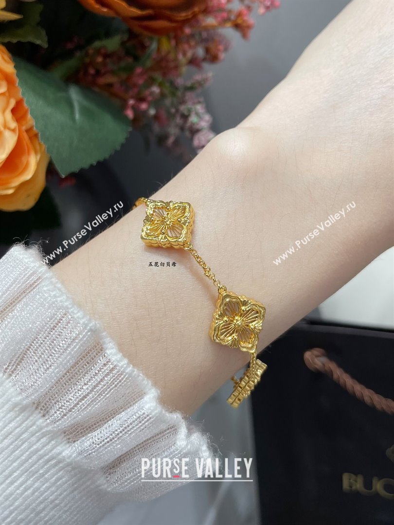 Buccellati Opera Tulle Bracelet 5 Motifs White 2025 B091704 (YF-250917068)